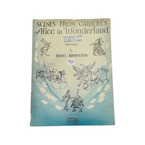 SCENES FROM CARROLL'S Alice in Wonderland Piano Sheet Music